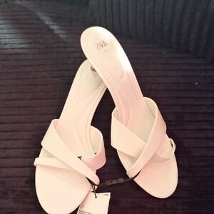 Zara Women's White Sandals